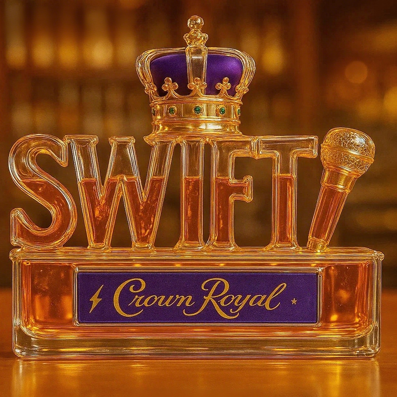 Taylor Swift Whiskey Bottle