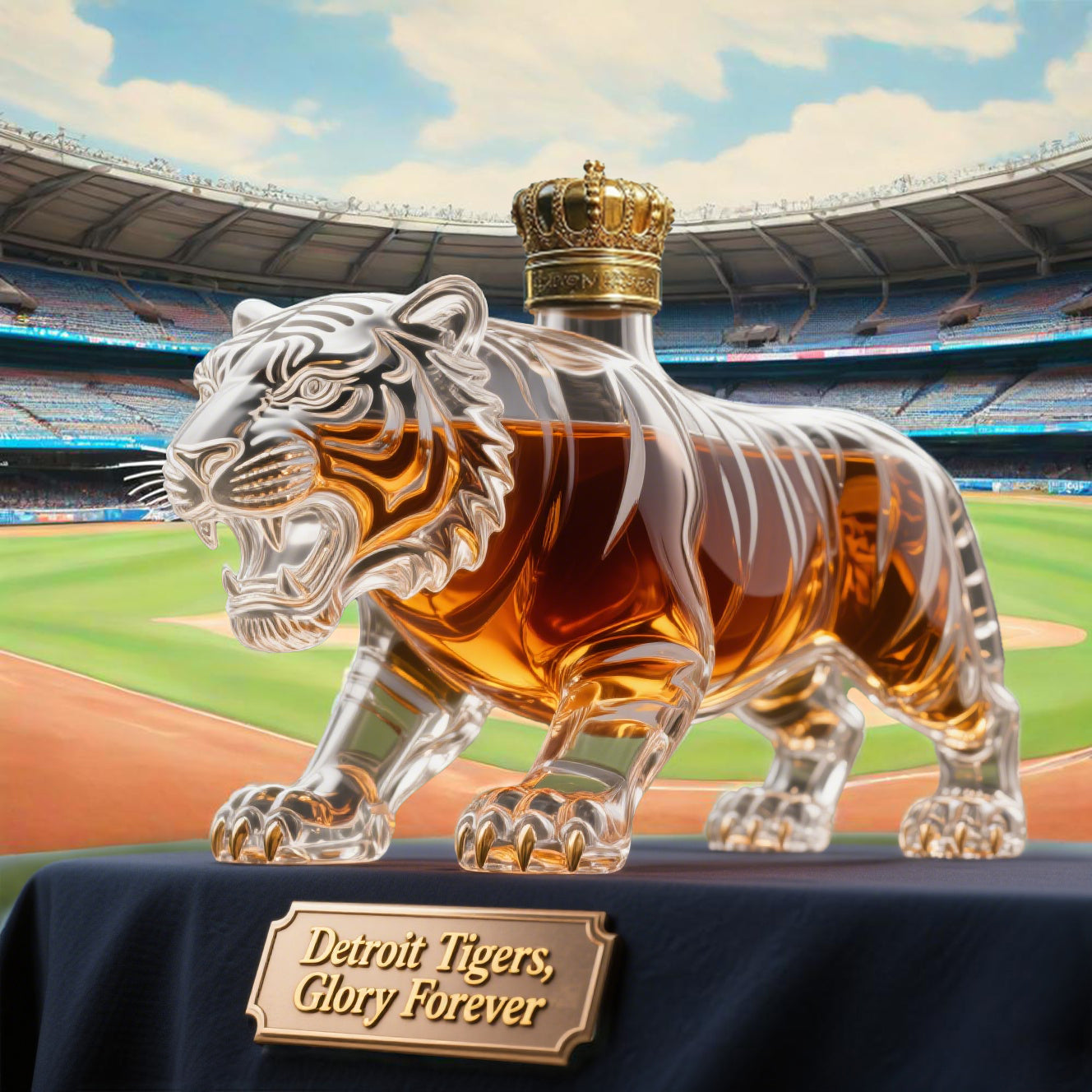 Cincinnati Bengals Whiskey Bottle