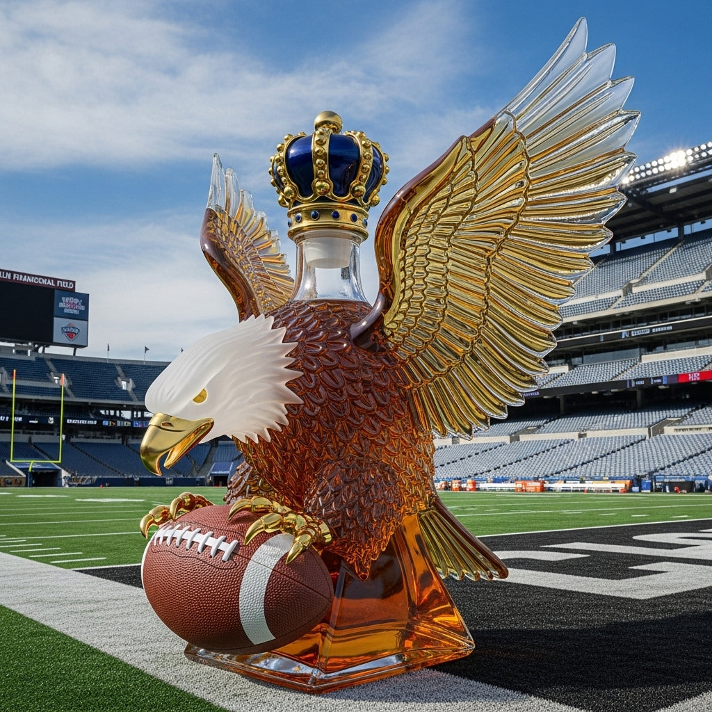 🏈Philadelphia Eagles Retro Logo Whiskey Bottle🦅