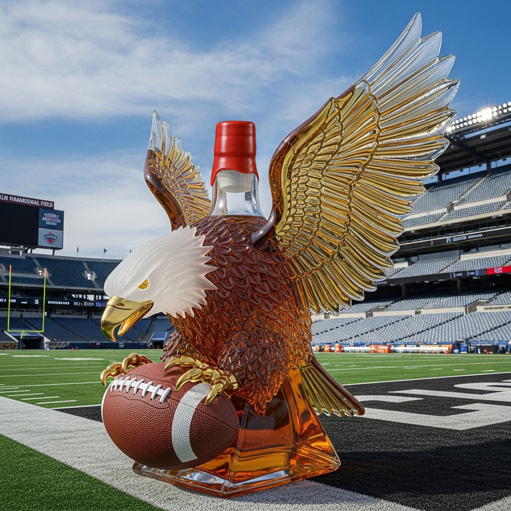 🏈Philadelphia Eagles Retro Logo Whiskey Bottle🦅