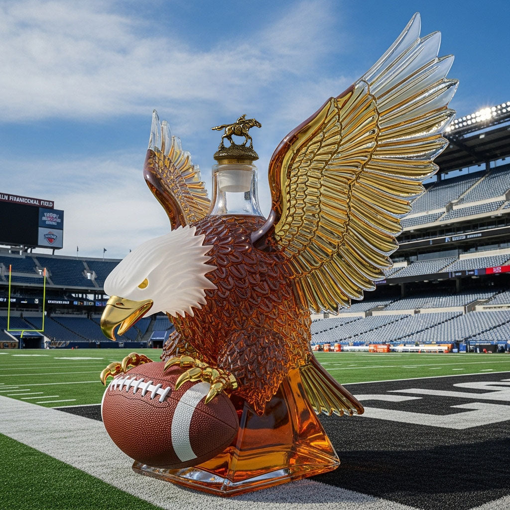 🏈Philadelphia Eagles Retro Logo Whiskey Bottle🦅