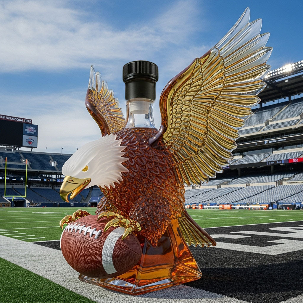 🏈Philadelphia Eagles Retro Logo Whiskey Bottle🦅