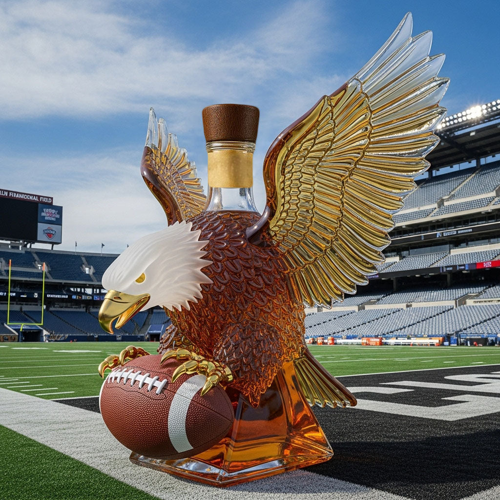 🏈Philadelphia Eagles Retro Logo Whiskey Bottle🦅