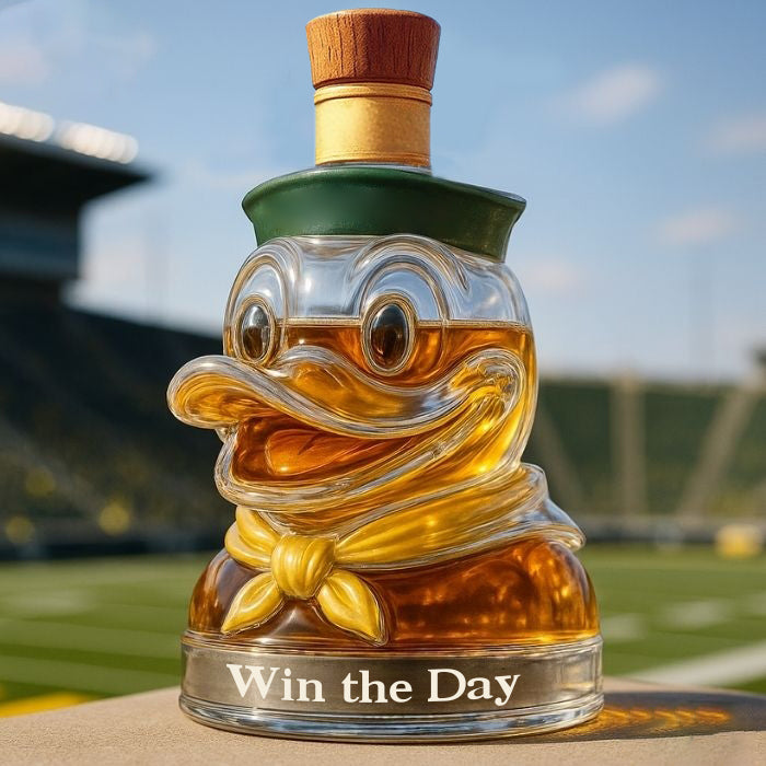 🦆🥃The Oregon Duck Whiskey Bottle