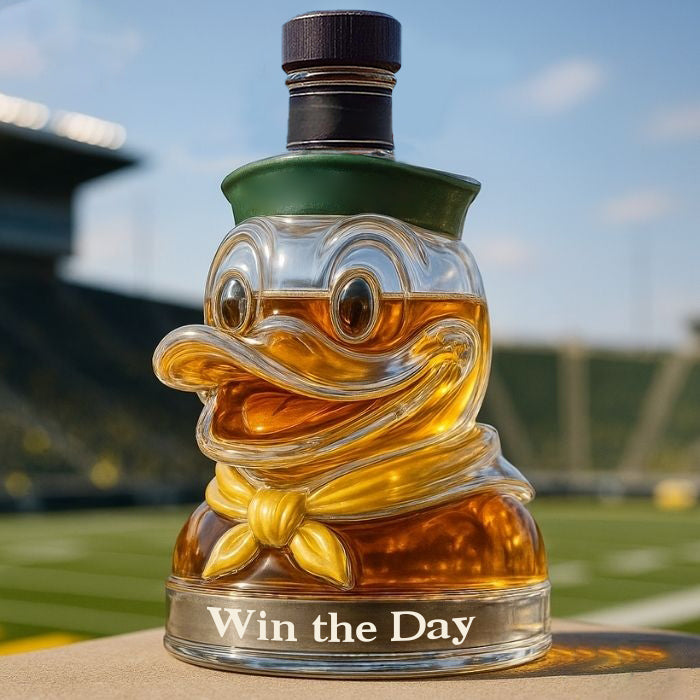 🦆🥃The Oregon Duck Whiskey Bottle