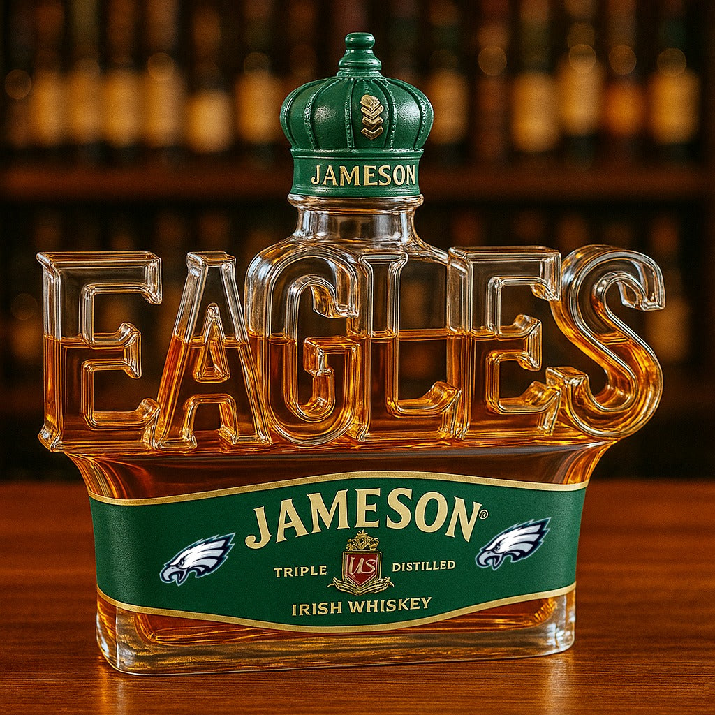 🔥Limited Sale🔥Philadelphia Eagles Whiskey Bottle