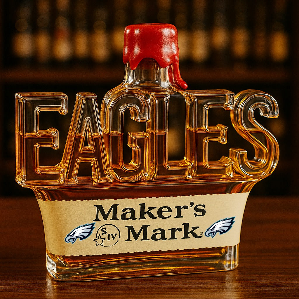🔥Limited Sale🔥Philadelphia Eagles Whiskey Bottle