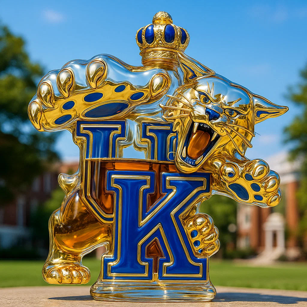 University of Kentucky Wildcats Limited Edition Whiskey Bottle