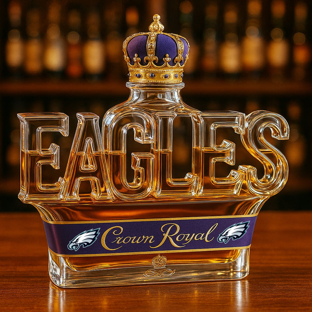 🔥Limited Sale🔥Philadelphia Eagles Whiskey Bottle