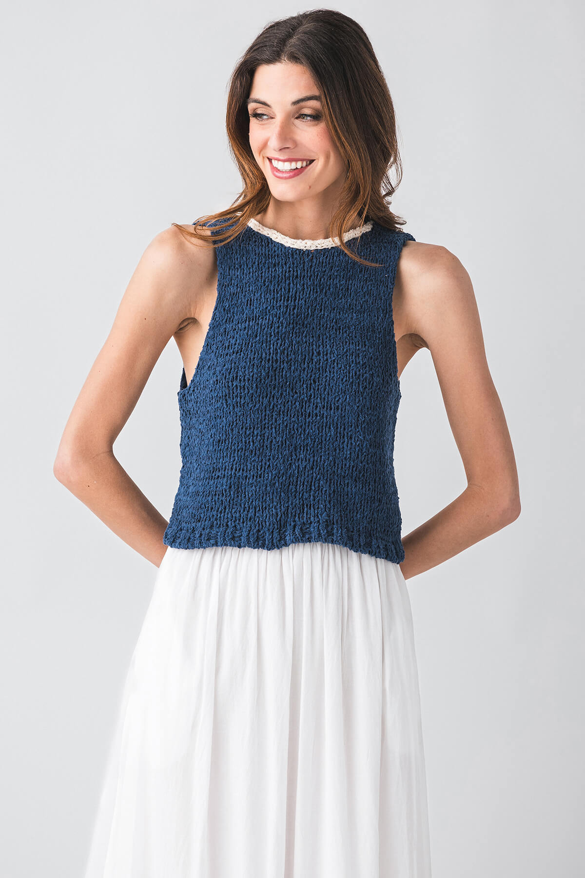 Free People Sicily Sweater Shell