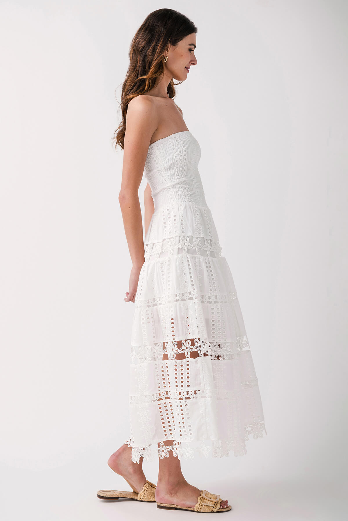 Strut & Bolt Eyelet Lace Tube Dress