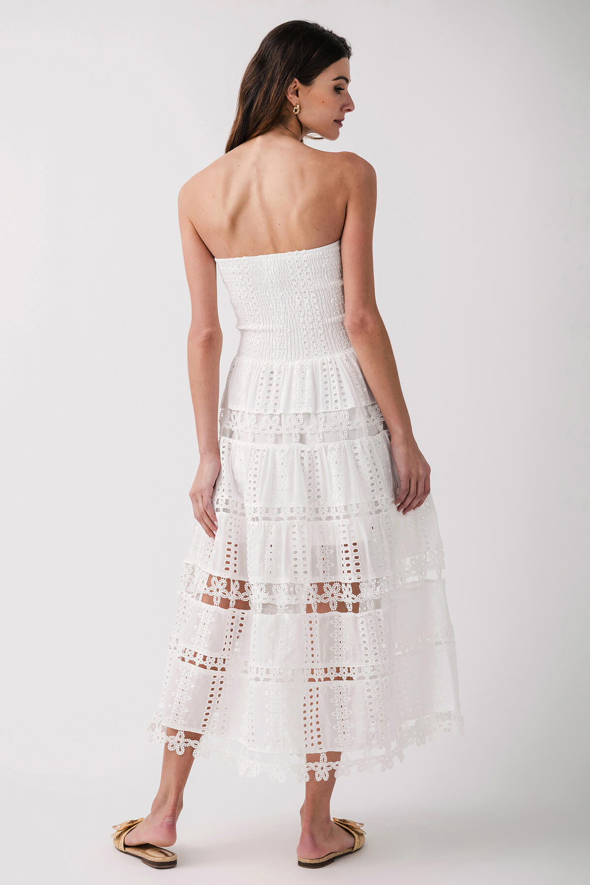 Strut & Bolt Eyelet Lace Tube Dress