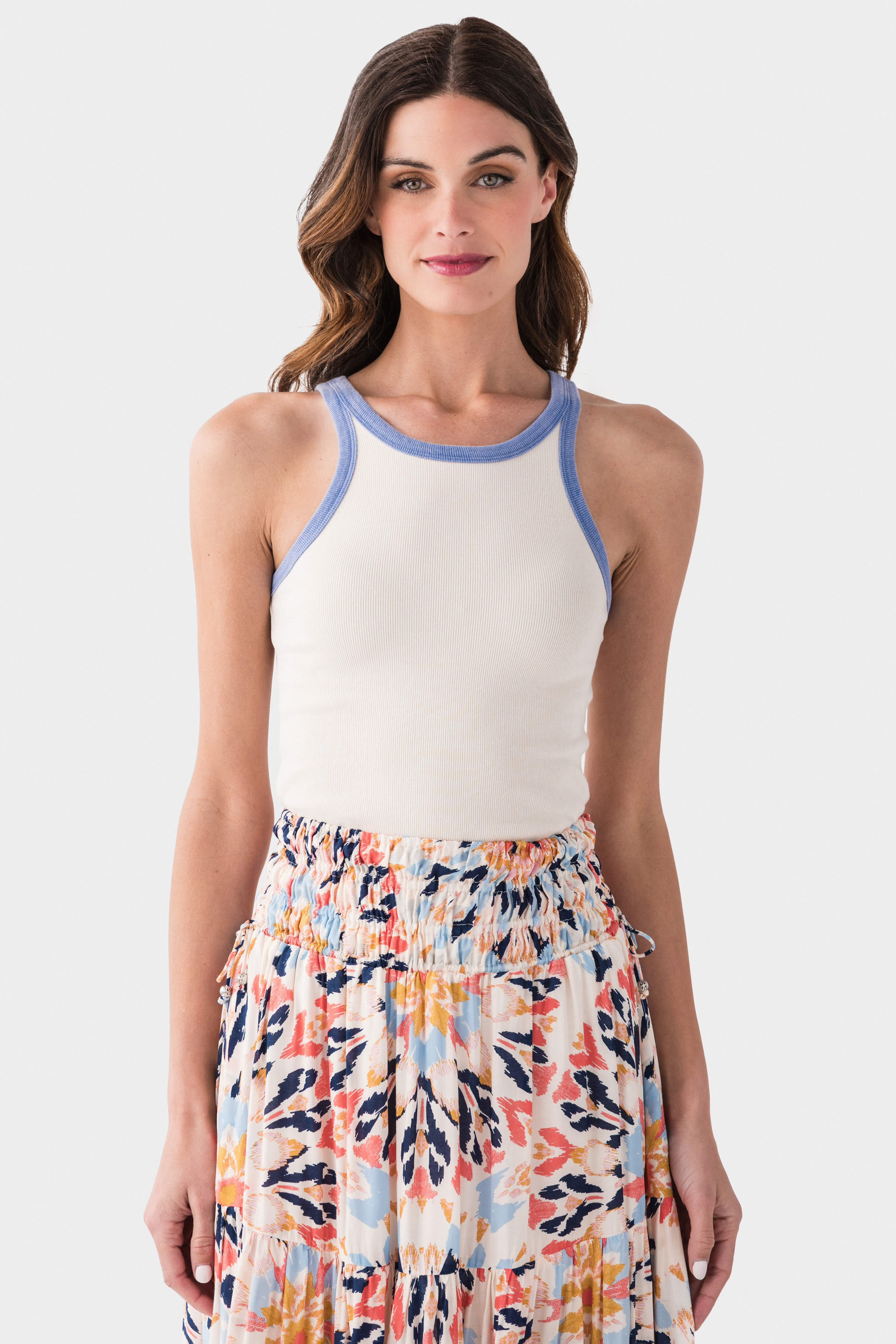 Raisonnel Washed Ringer Tank Top