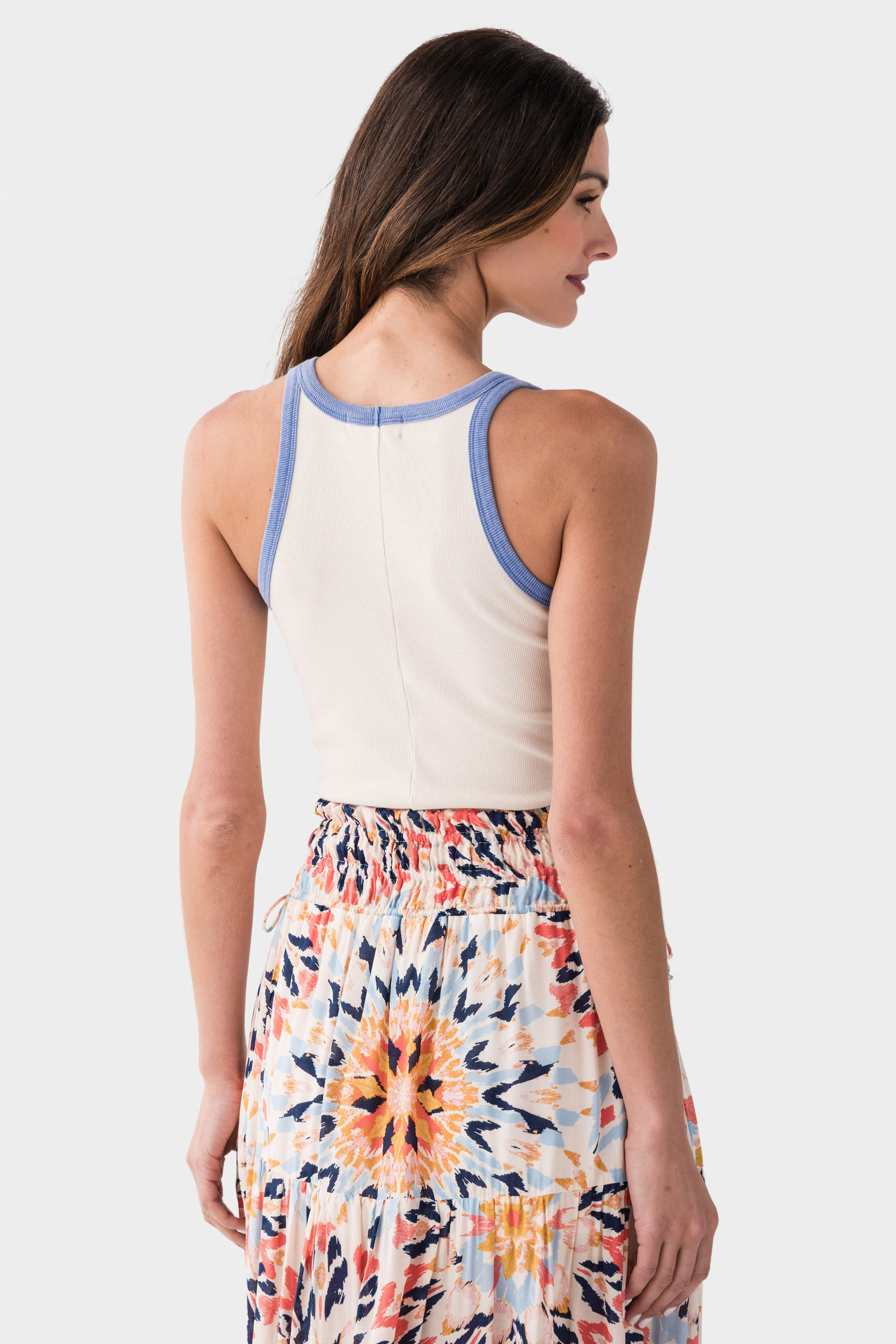 Raisonnel Washed Ringer Tank Top