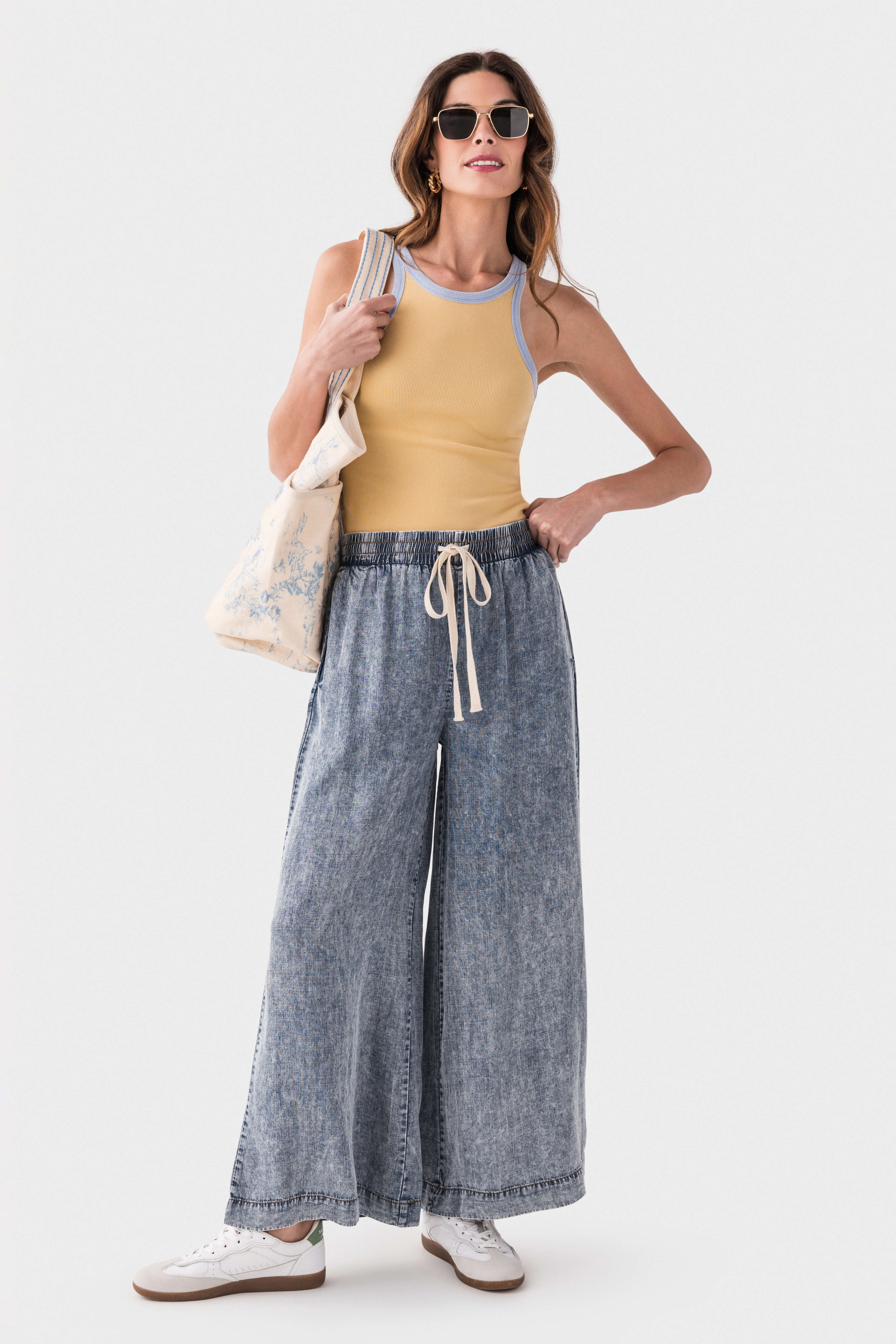 Raisonnel Washed Ringer Tank Top