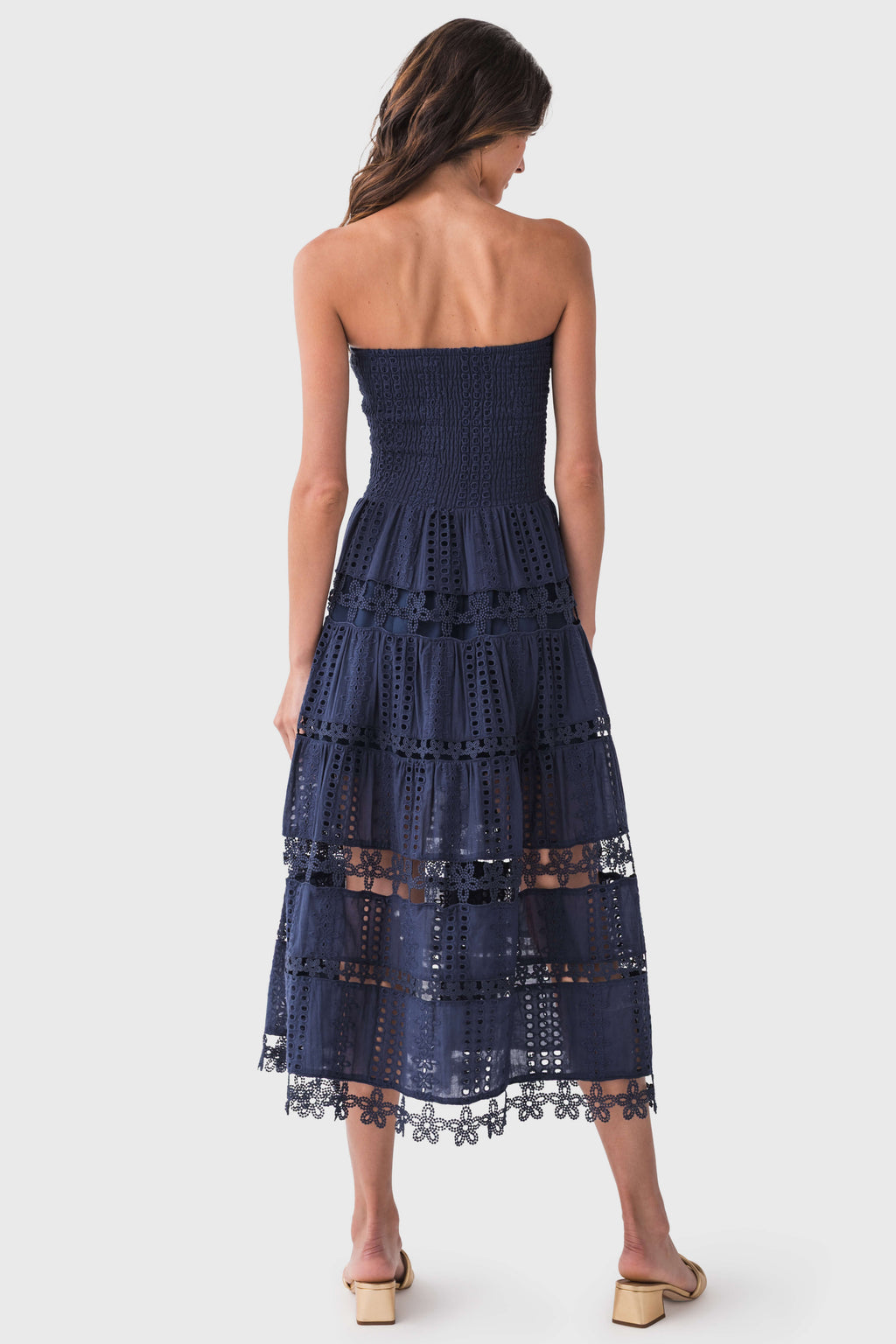 Strut & Bolt Eyelet Lace Tube Dress