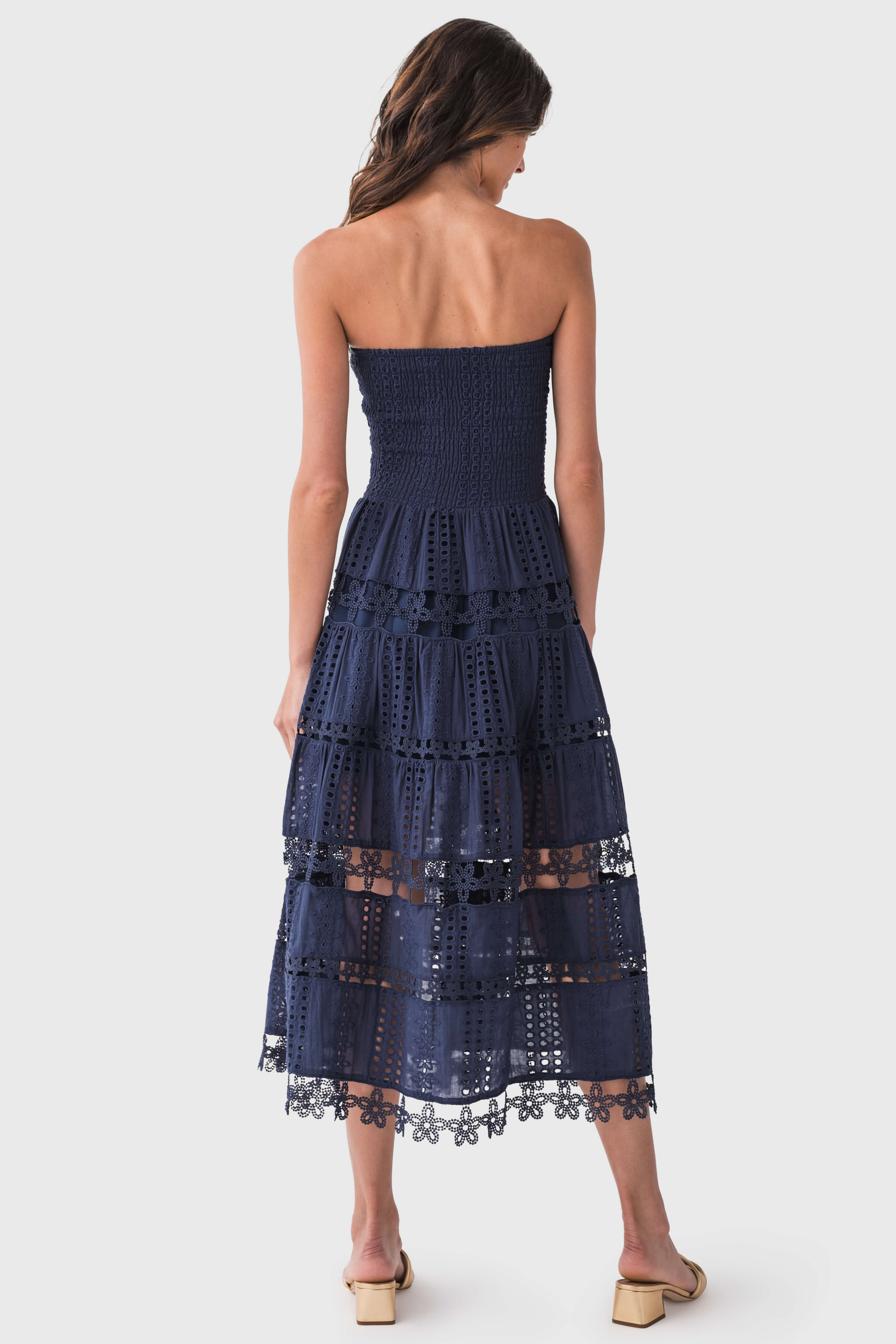 Strut & Bolt Eyelet Lace Tube Dress