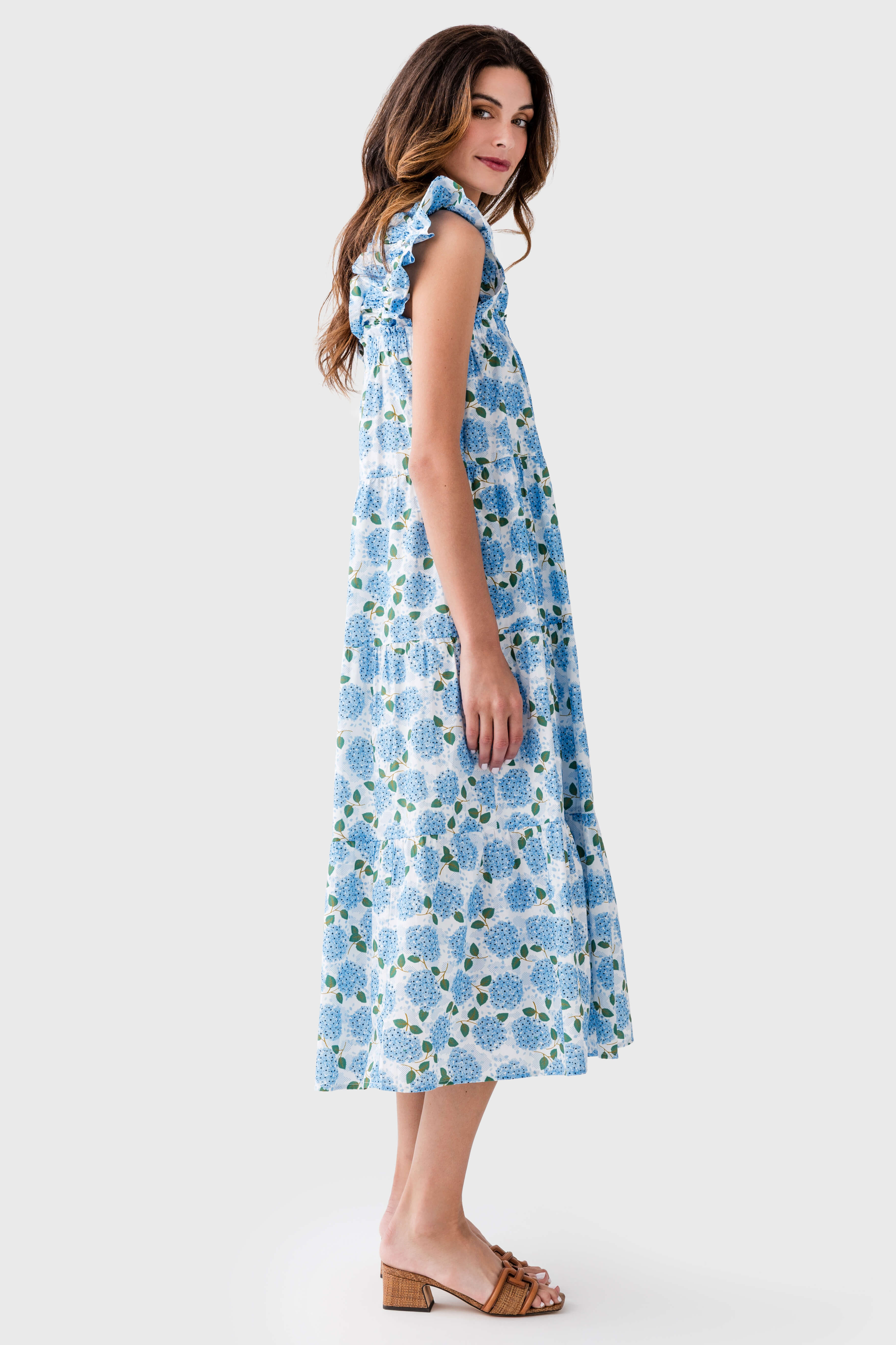 THML Hydrangea Midi Dress