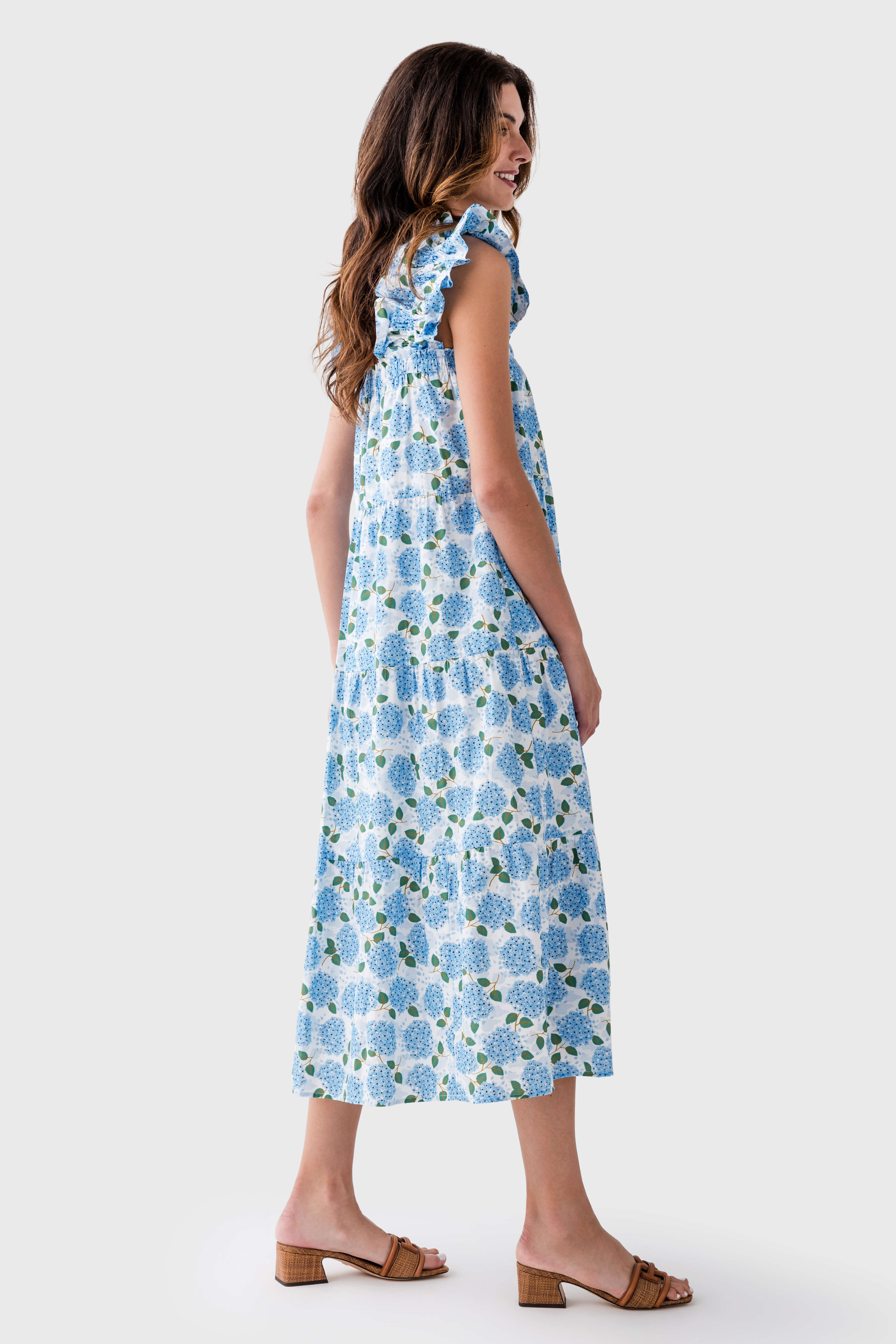 THML Hydrangea Midi Dress