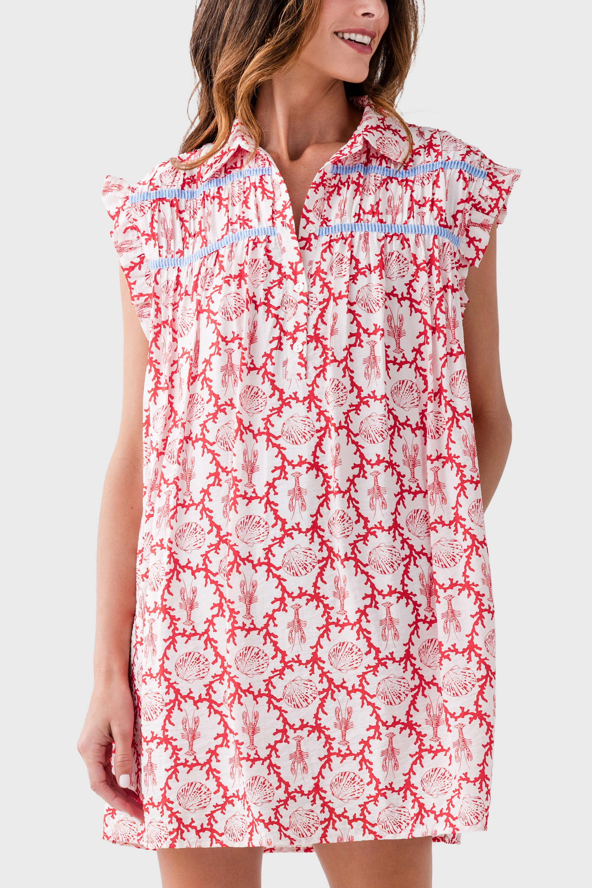 THML Shell Print Dress