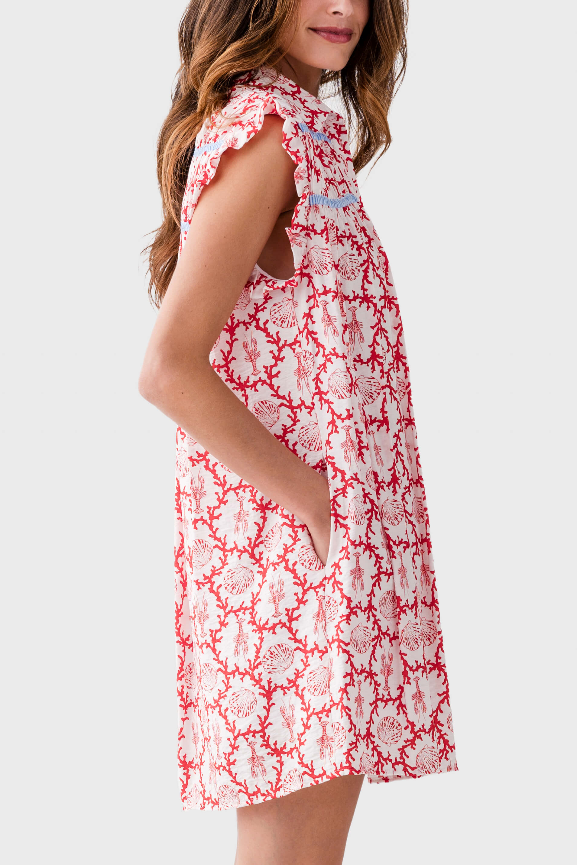 THML Shell Print Dress