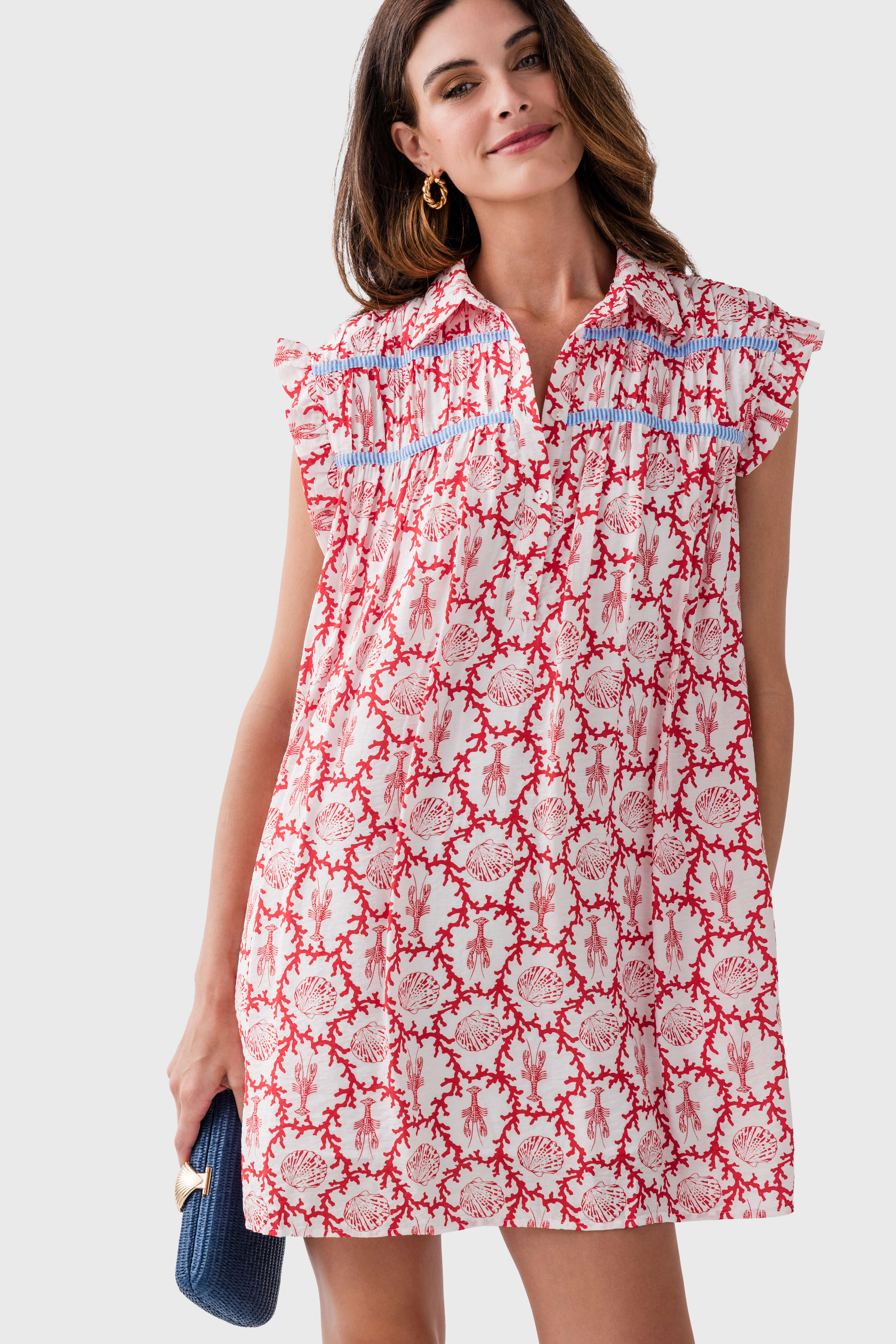 THML Shell Print Dress