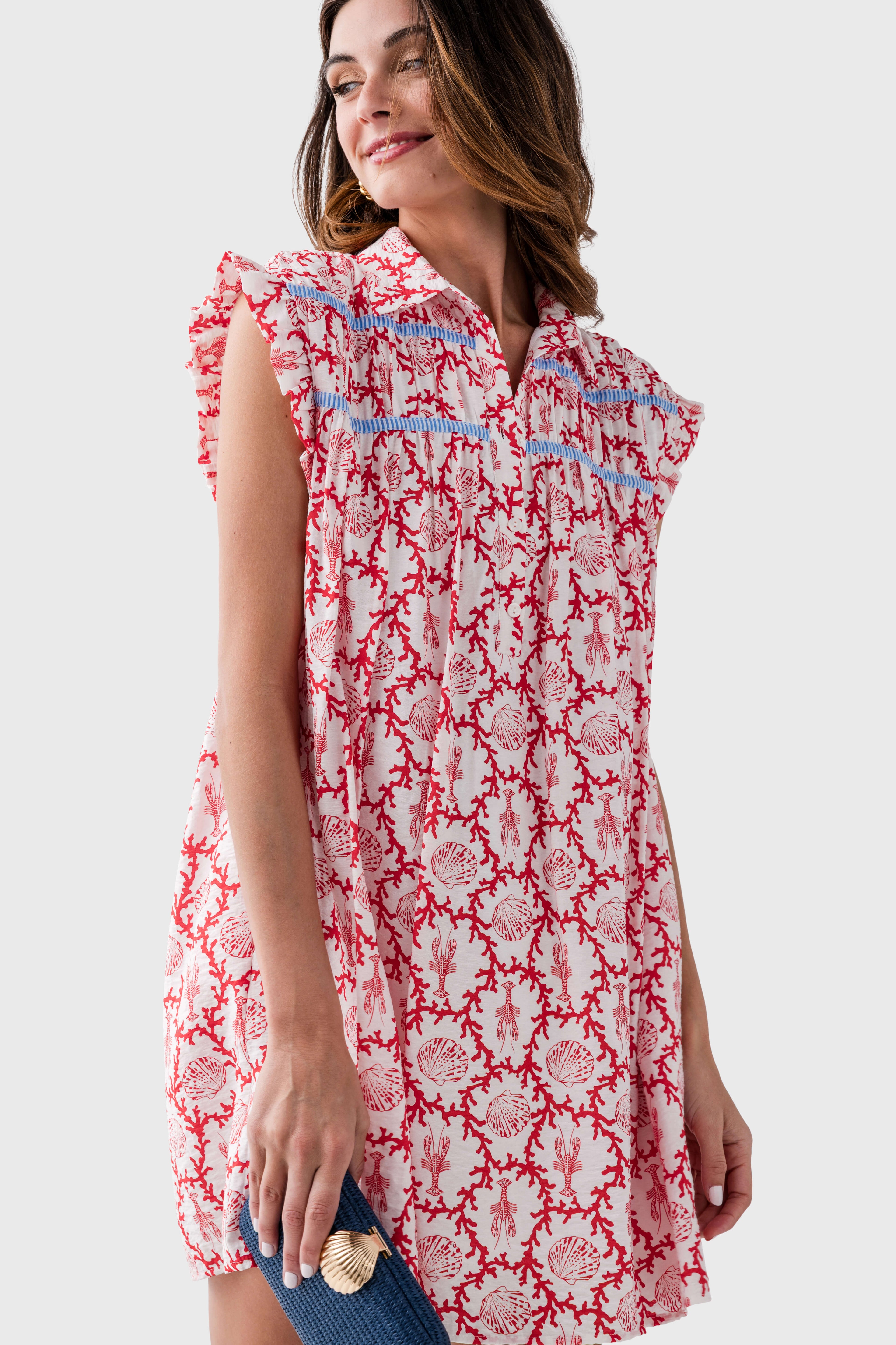 THML Shell Print Dress