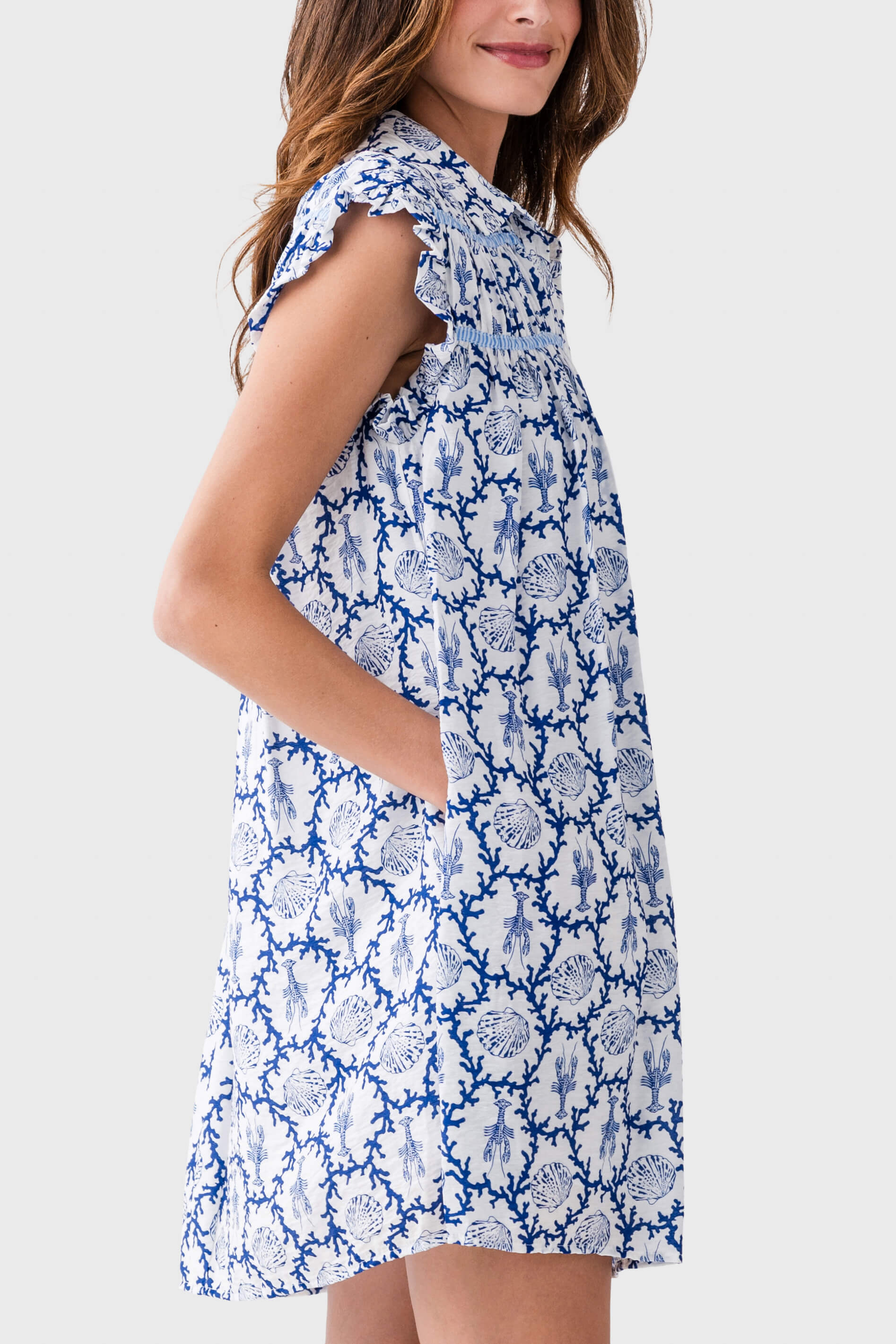 THML Shell Print Dress