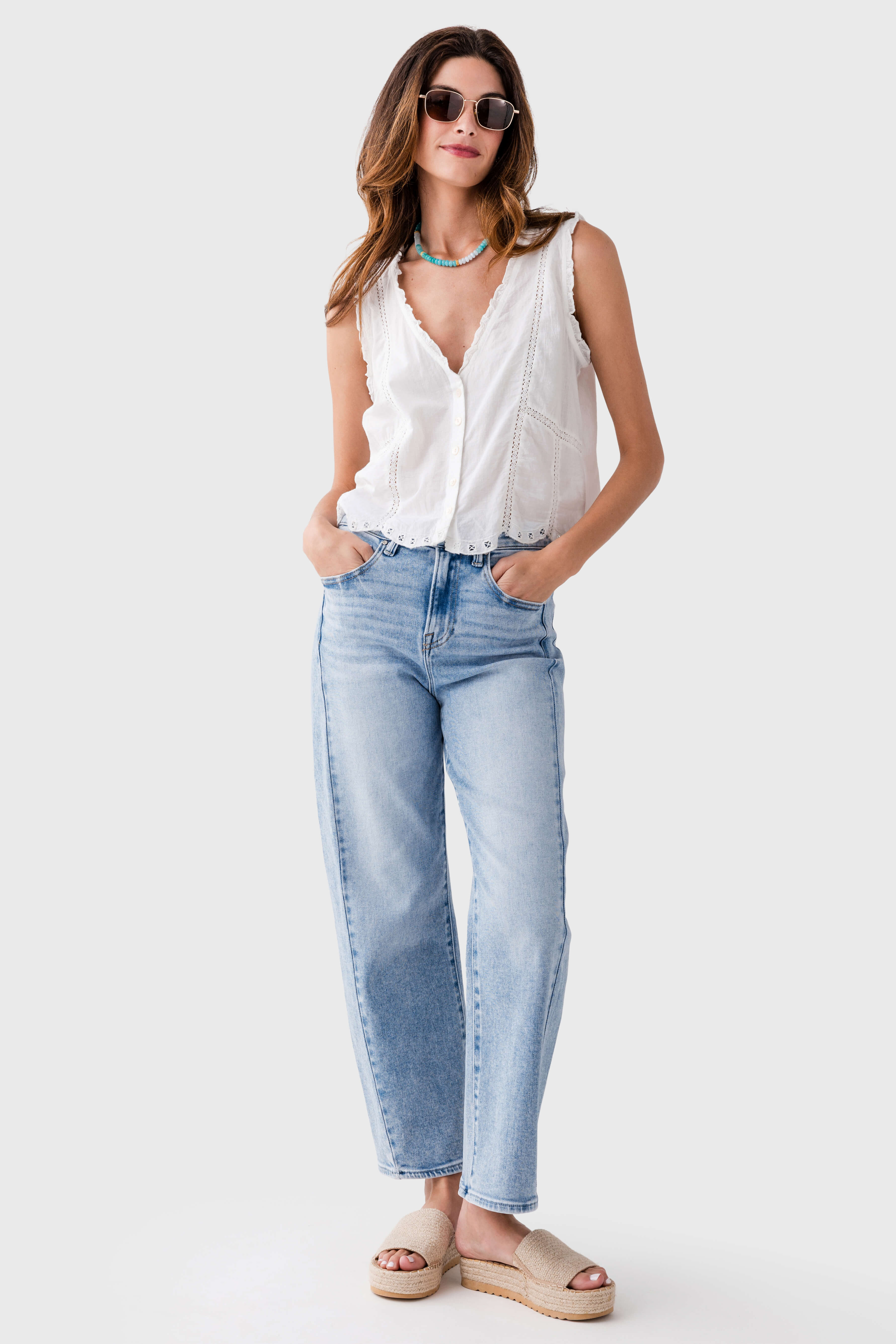 Z Supply Tomi Embroidered Tank