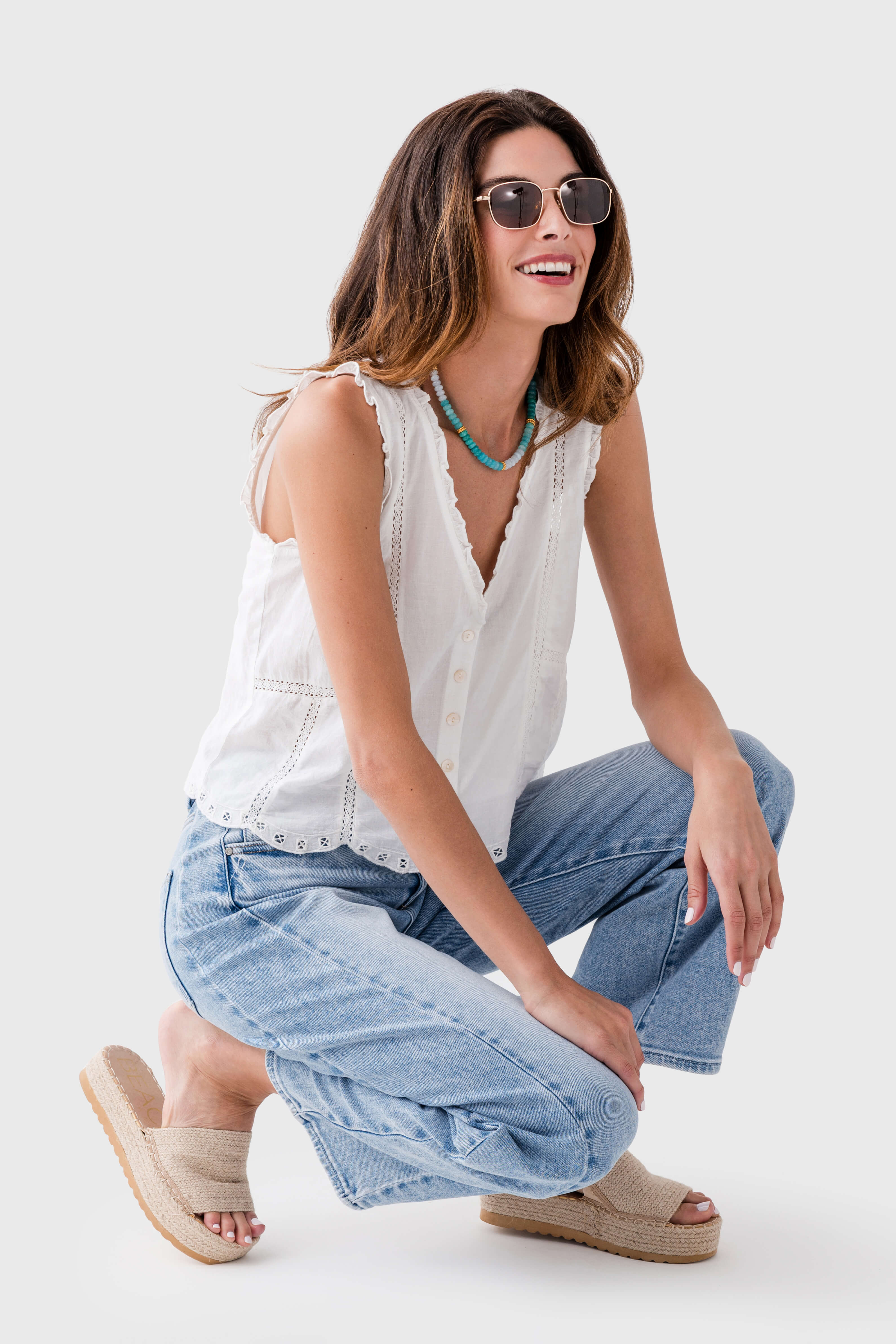 Z Supply Tomi Embroidered Tank