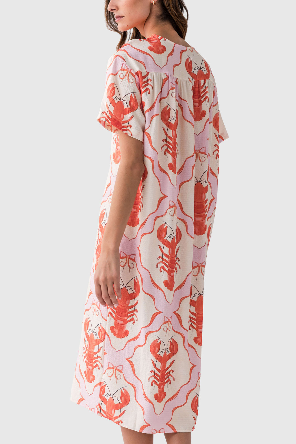 Marine Printed Dress