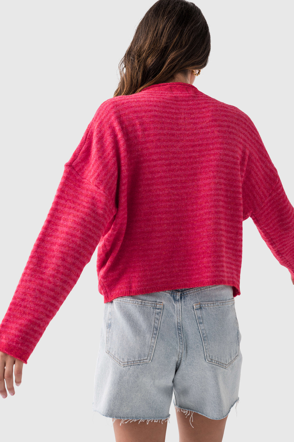 Things Between Skinny Striped Piper Cardigan