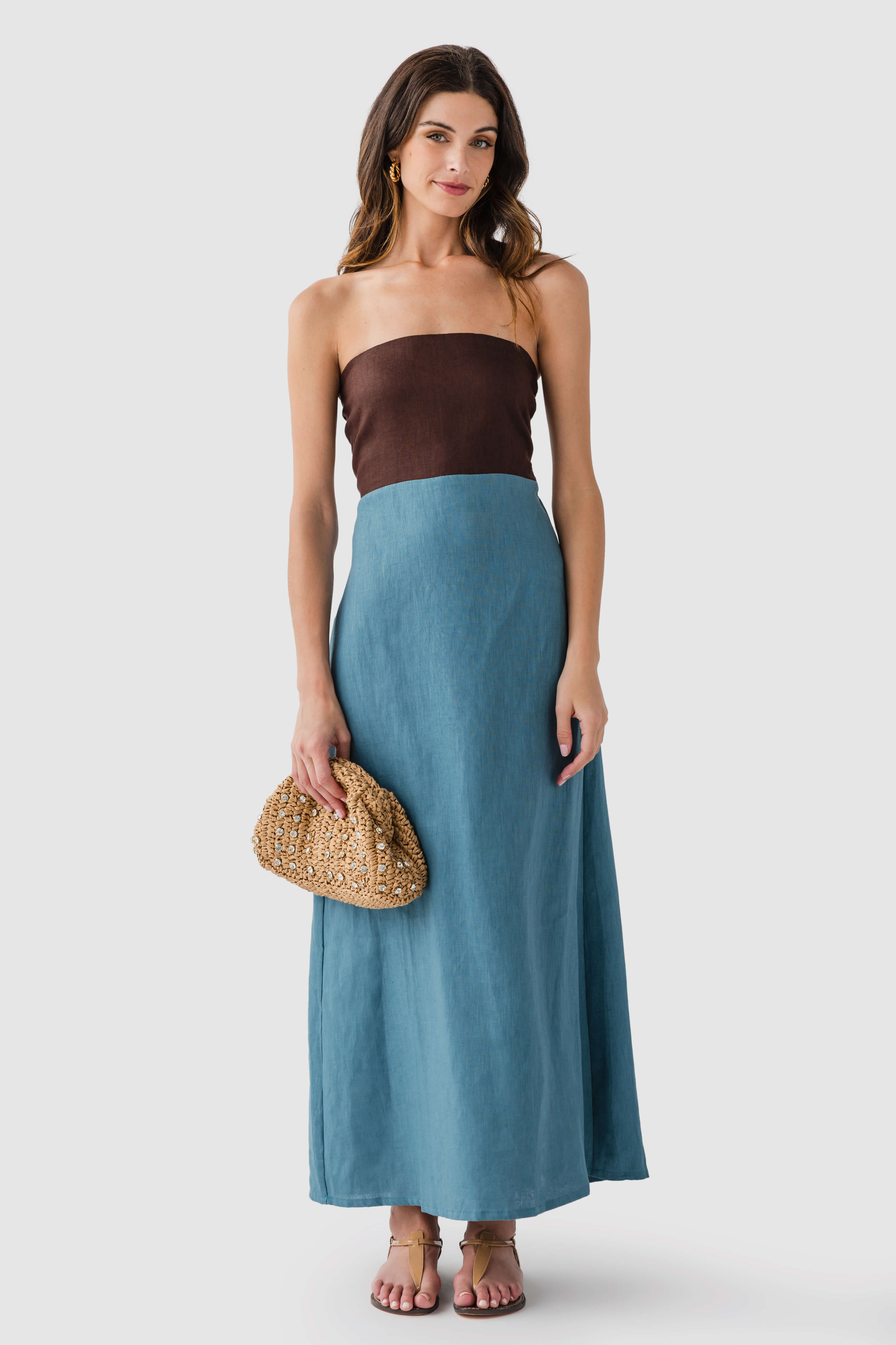 Olivaceous Mei Maxi Dress