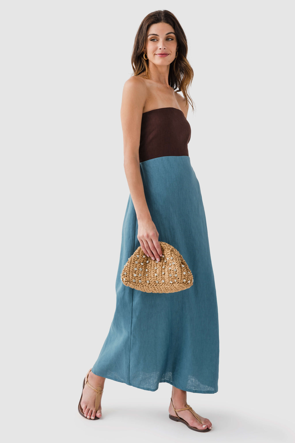 Olivaceous Mei Maxi Dress