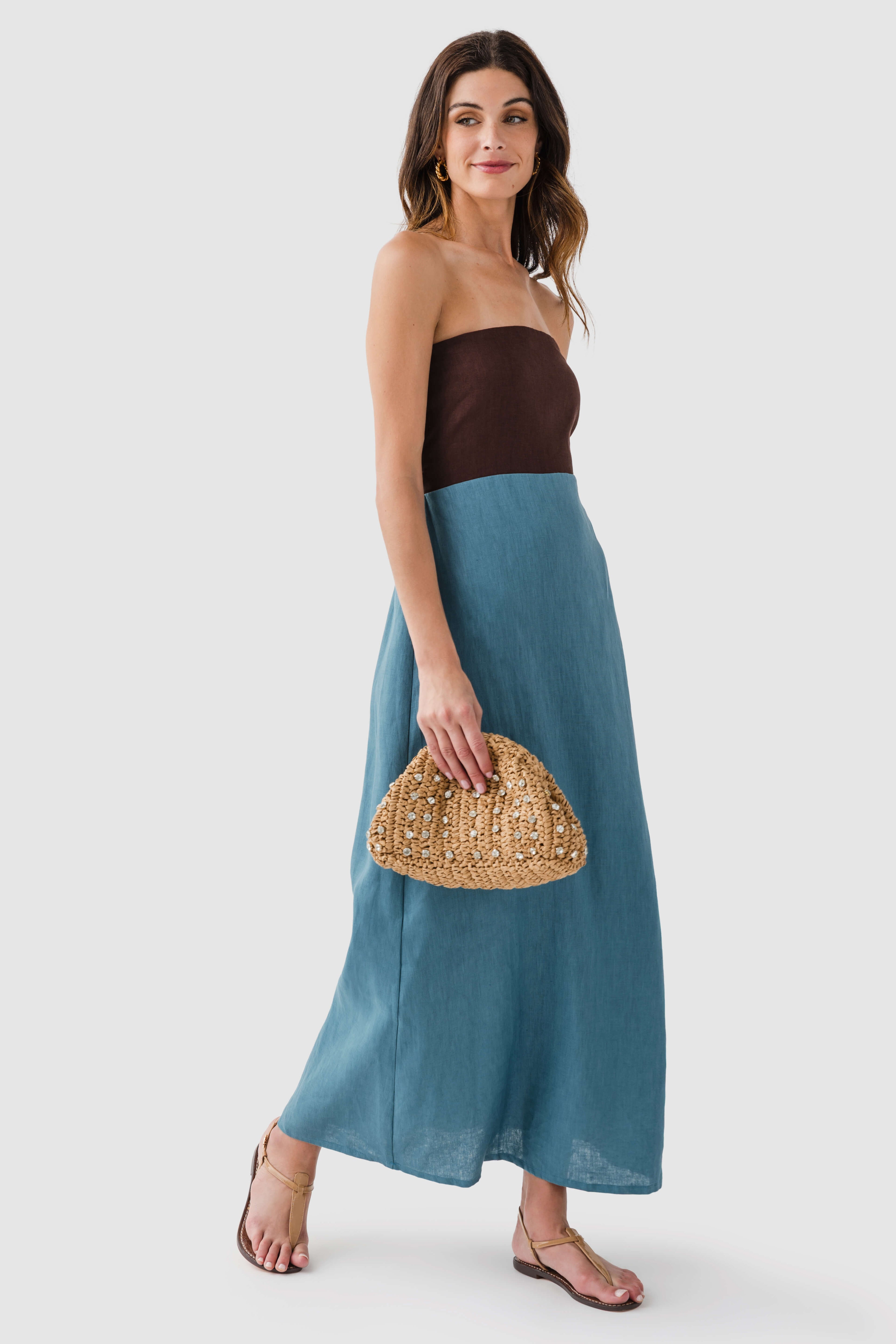 Olivaceous Mei Maxi Dress