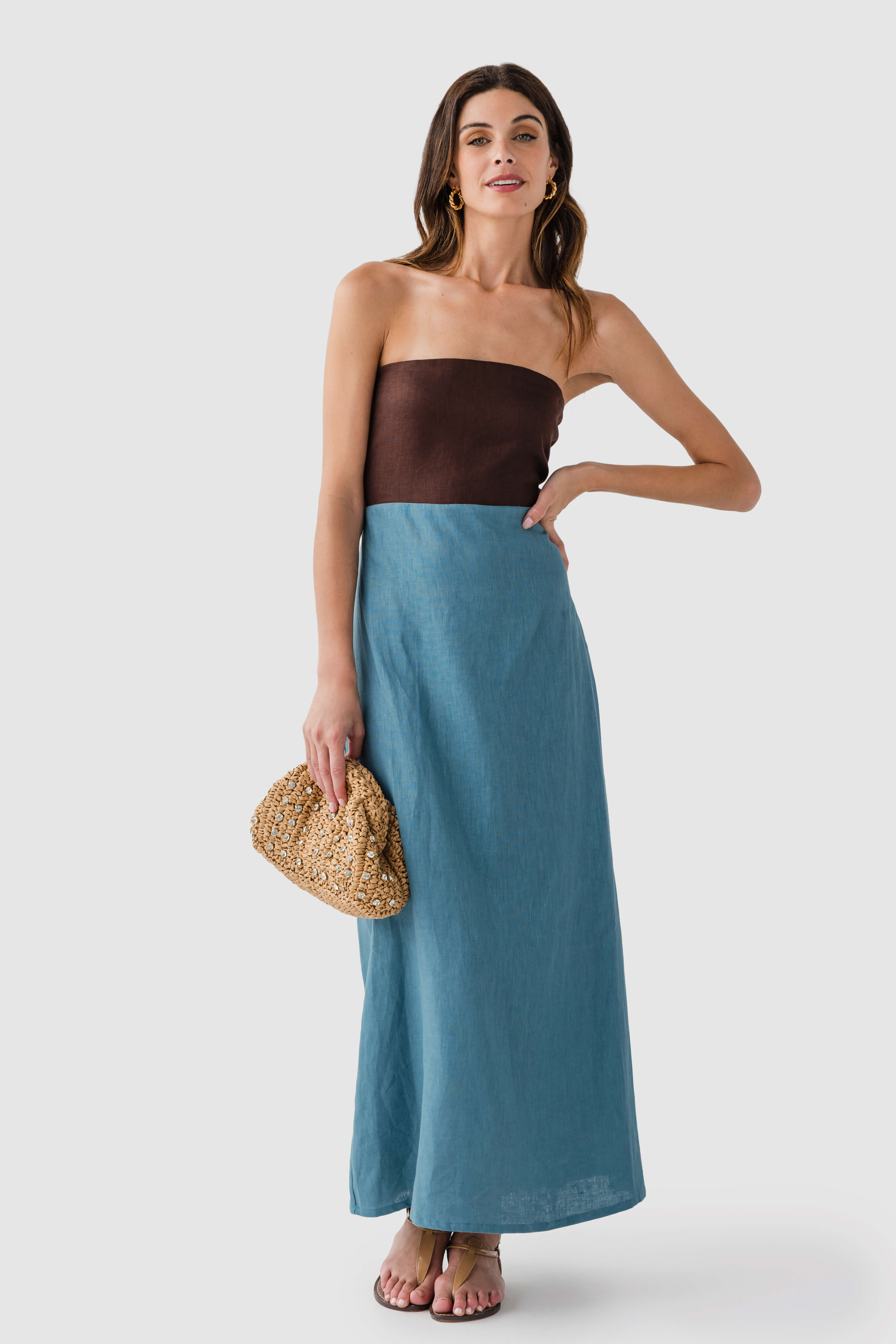 Olivaceous Mei Maxi Dress