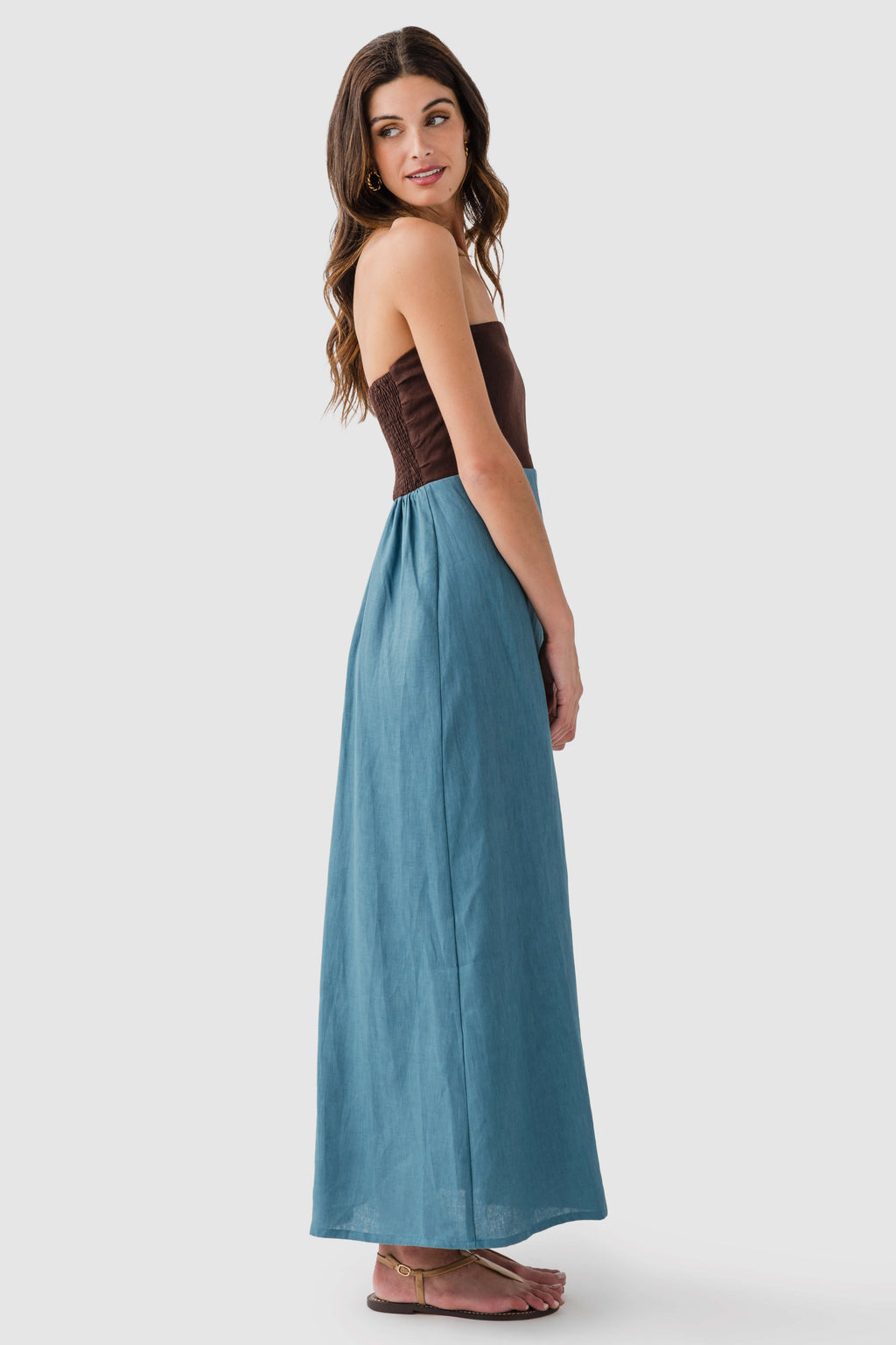 Olivaceous Mei Maxi Dress
