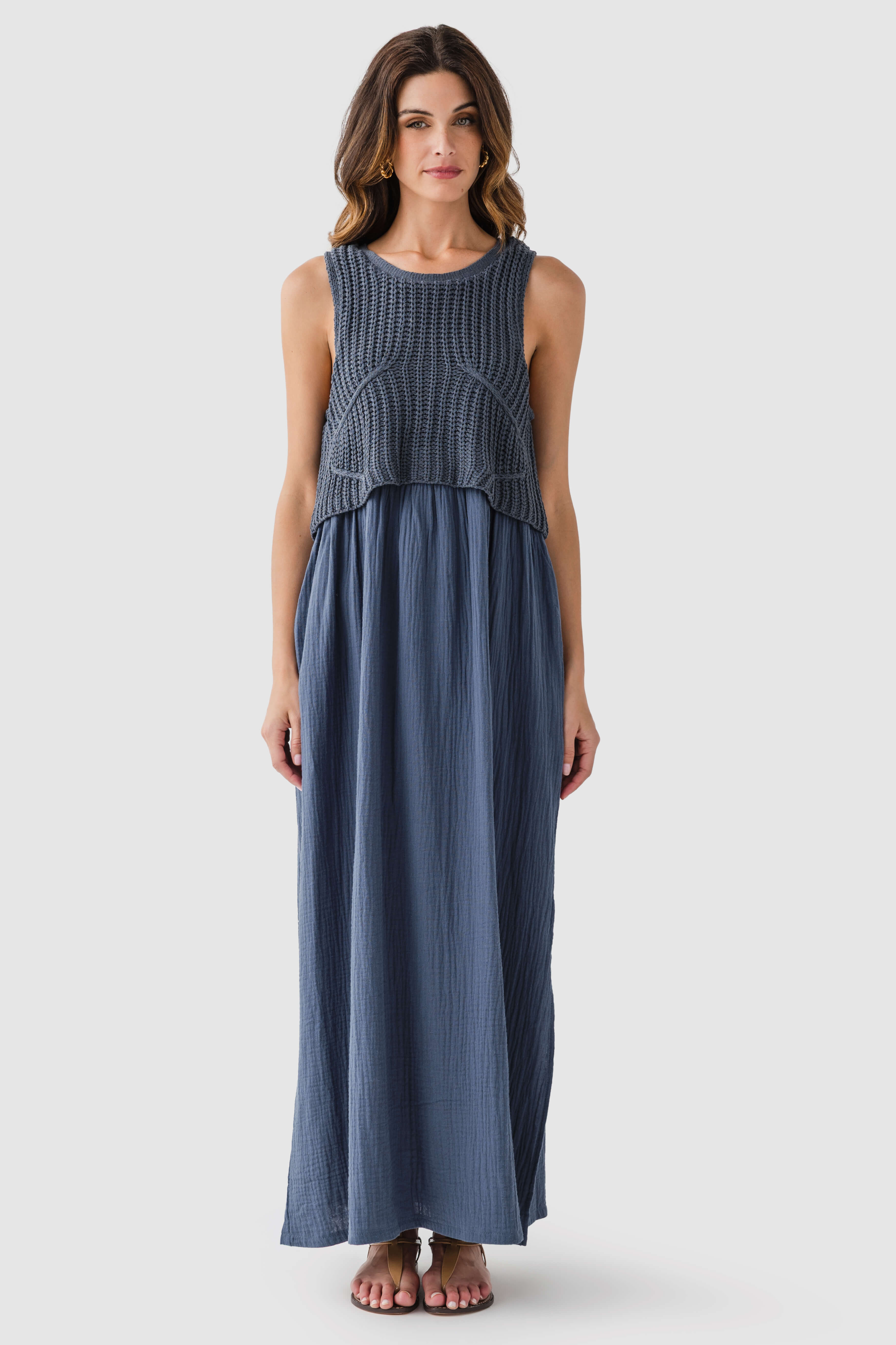 By Together Braylee Sweater Layered Dress