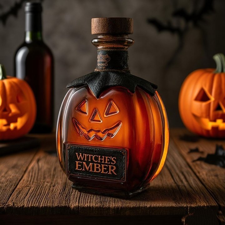 Witche's Ember - Limited Edition Pumpkin Whiskey Bottle