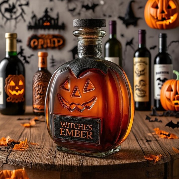Witche's Ember - Limited Edition Pumpkin Whiskey Bottle