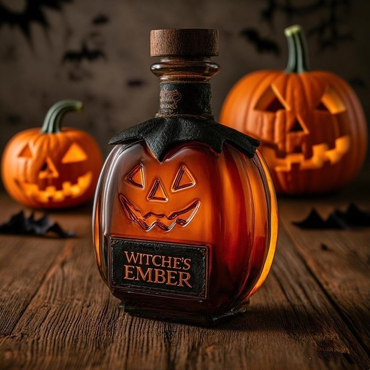 Witche's Ember - Limited Edition Pumpkin Whiskey Bottle