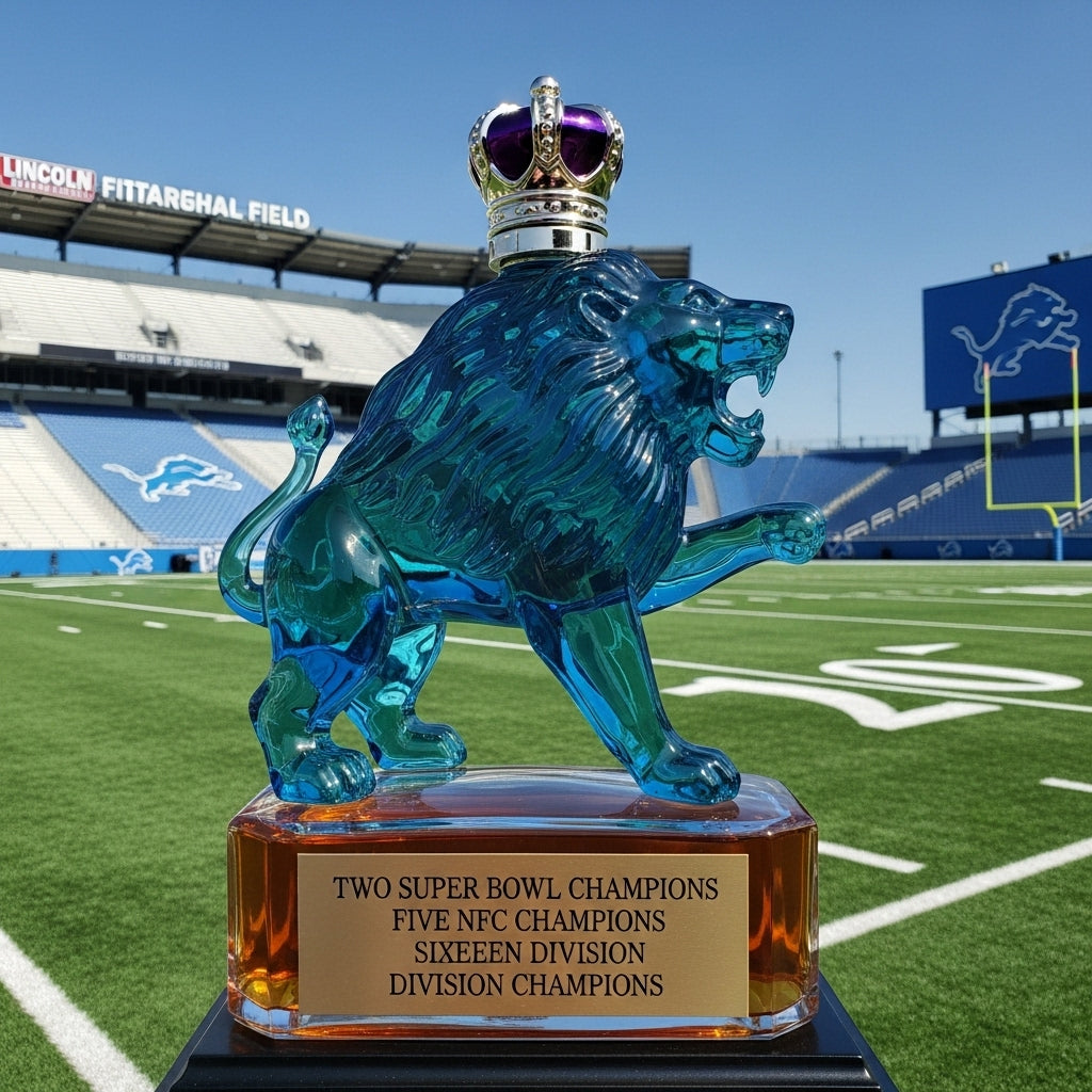 Detroit Lions Collector's Edition Whiskey Bottle